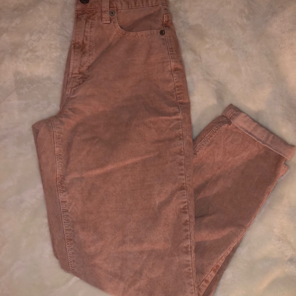 pink corduroy mom jeans